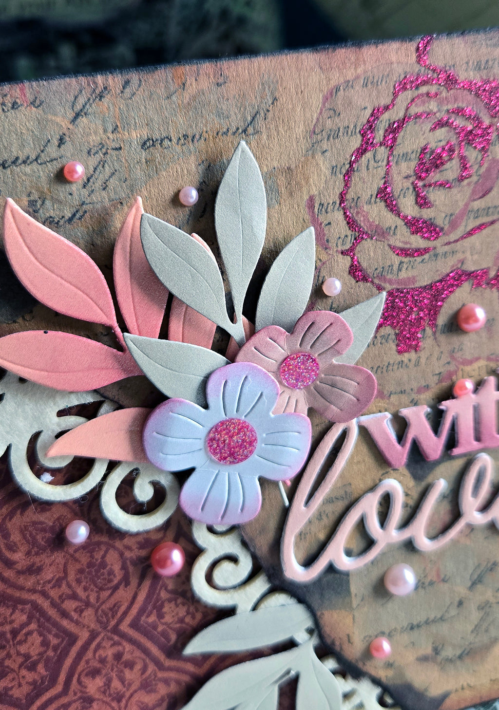 Set of 3 4x4" Greeting Cards, Vintage Craft Cards