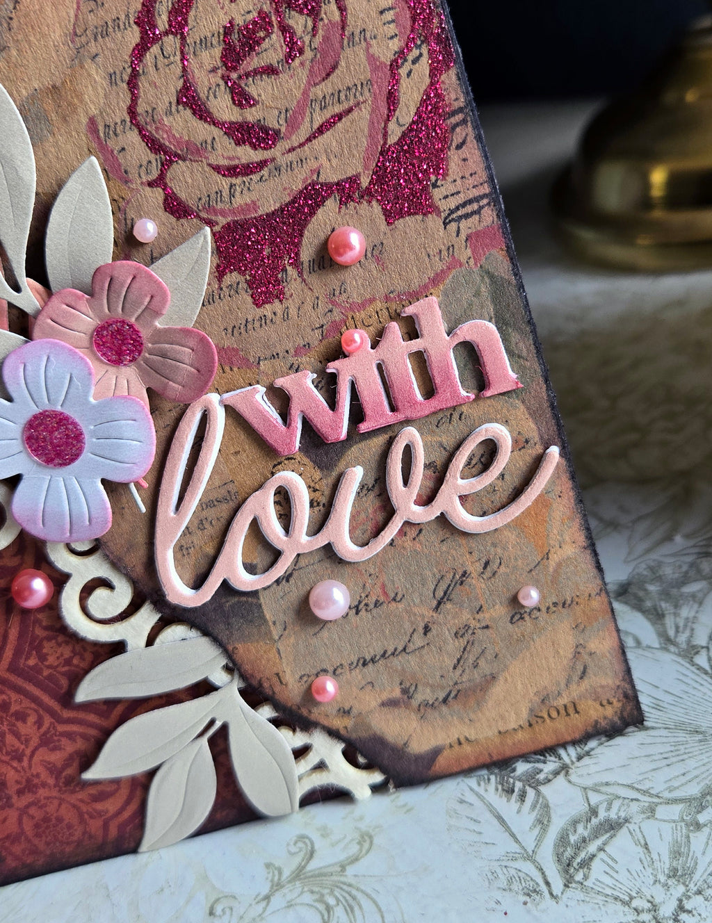 Set of 3 4x4" Greeting Cards, Vintage Craft Cards