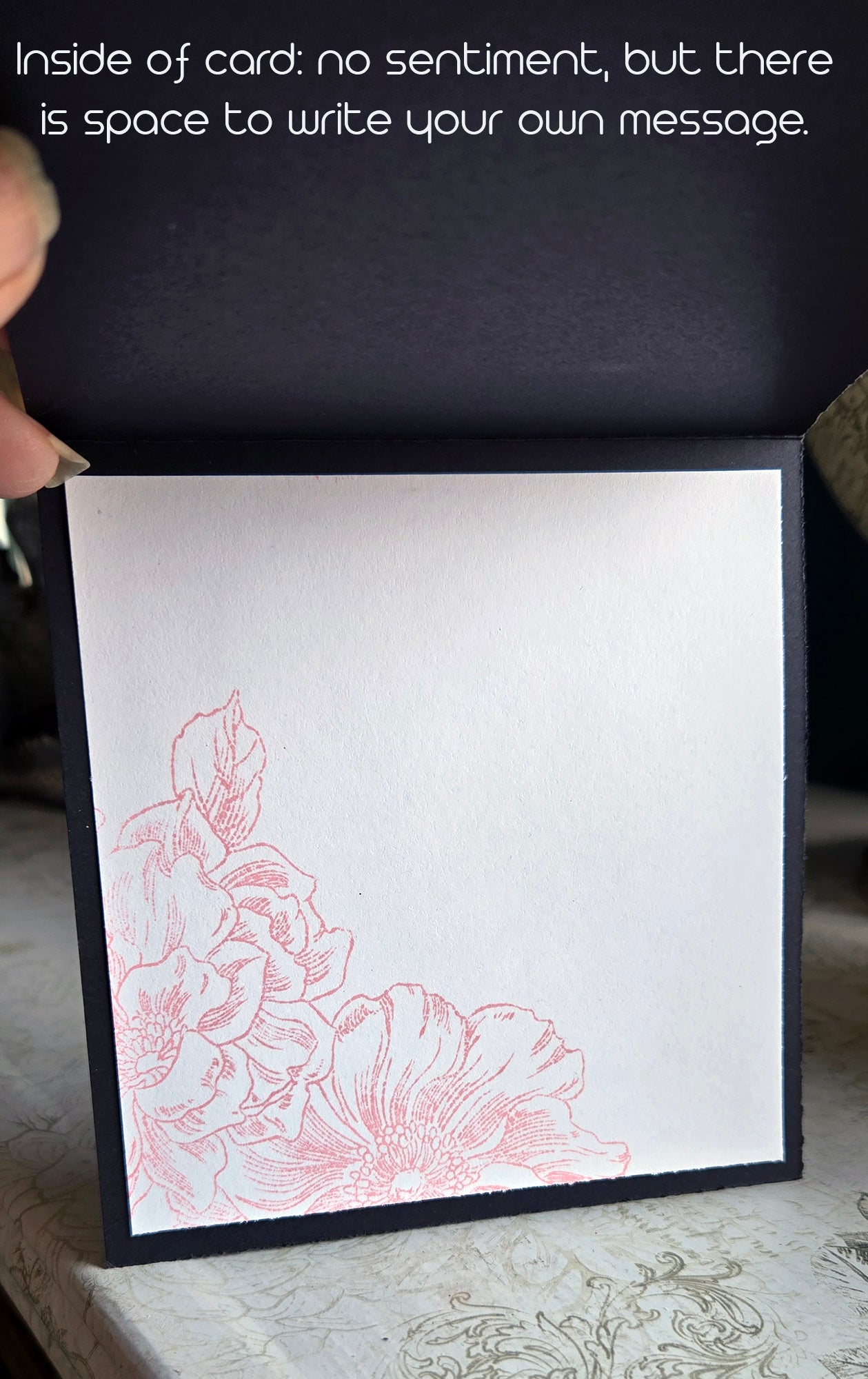 Set of 3 4x4" Greeting Cards, Vintage Craft Cards