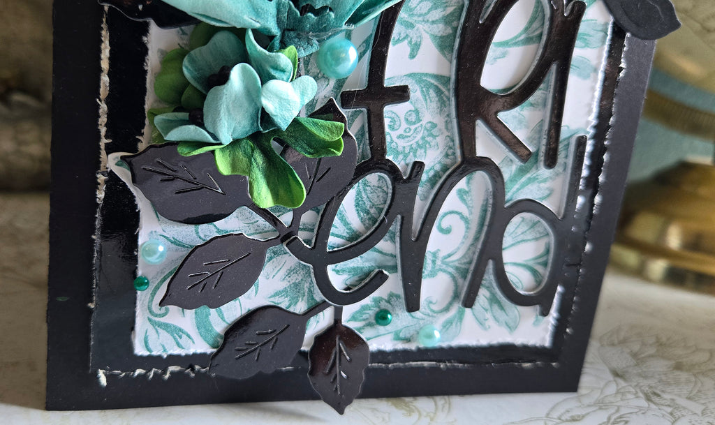 Simply Elegant "Friend" Greeting Card, Mixed Media