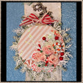 Mini Rose Bouquet from the Sugar-Coated Holiday Suite Mini Mixed Media Art Piece