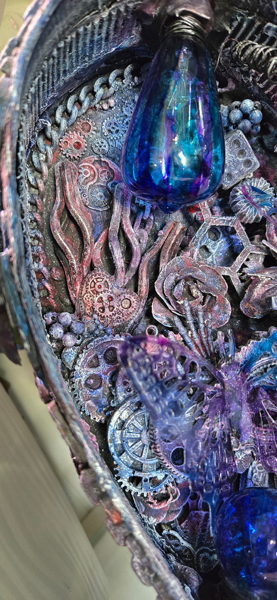 From the Depths of My Heart 3D Mixed Media Art Display Structure