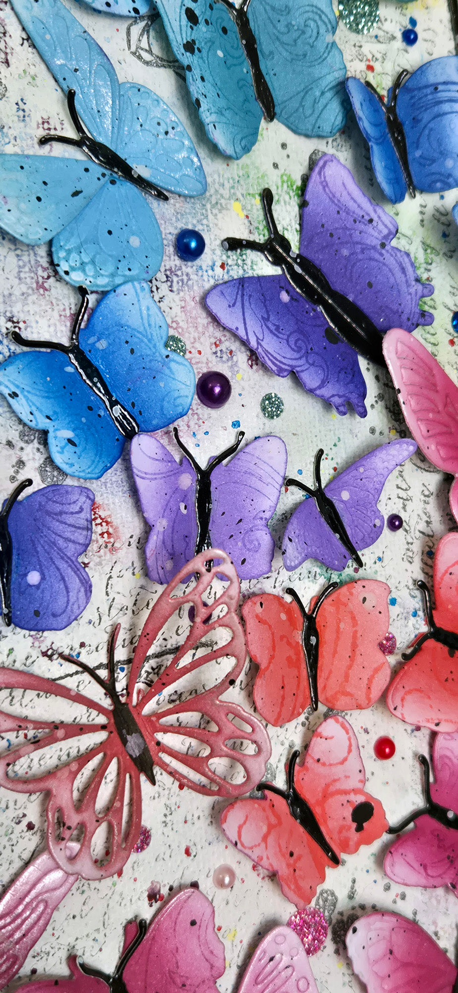The Rainbow Kaleidoscope 12x16" Canvas Panel Mixed Media Wall Art