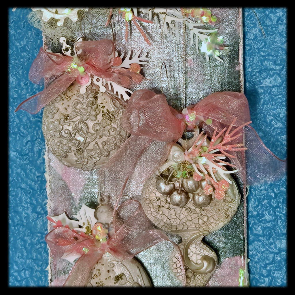 The Winter Seal from the Sugar-Coated Holiday Suite Mini Mixed Media Art Piece