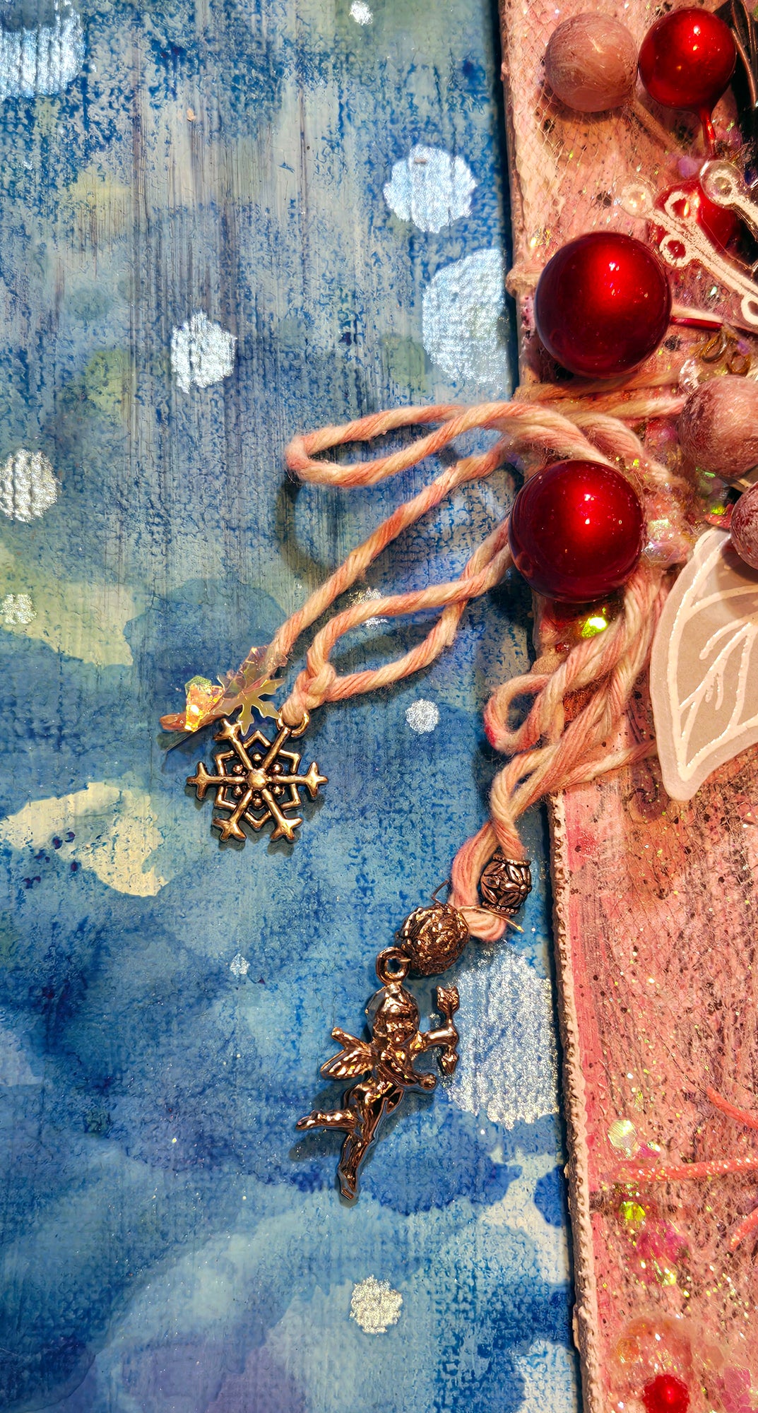 Sweet Balloon Rides from the Sugar-Coated Holiday Suite Mini Mixed Media Art Piece