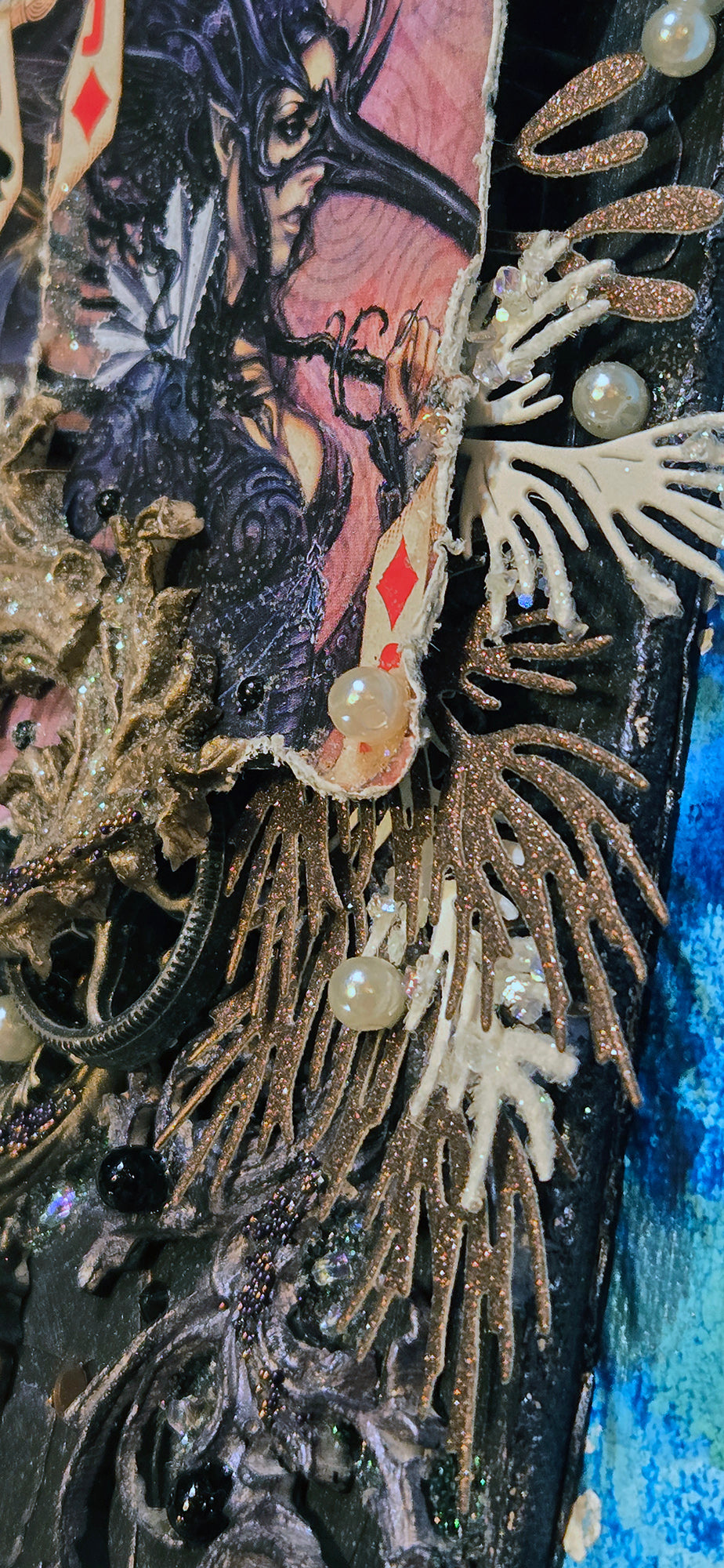 The Cimmerian Pair from the Sugar-Coated Holiday Suite Mini Mixed Media Art Piece