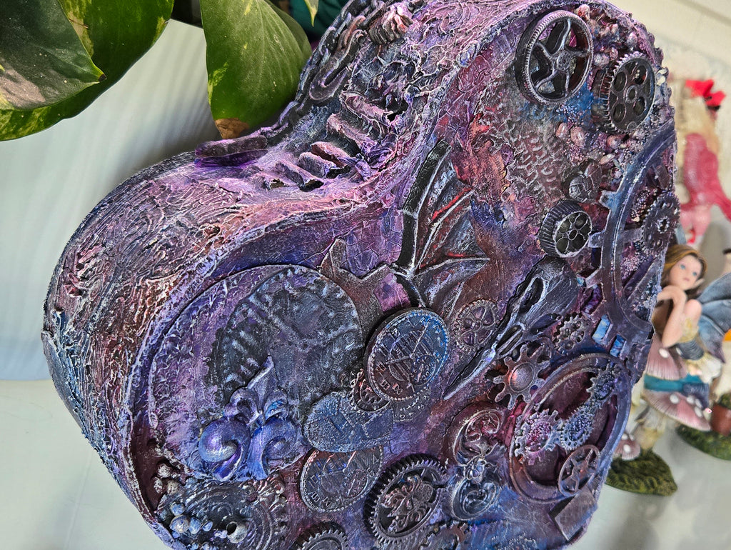 From the Depths of My Heart 3D Mixed Media Art Display Structure