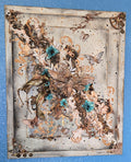 The Brass Butterfly Haven 18"x22" Hard Canvas Panel Wall Art