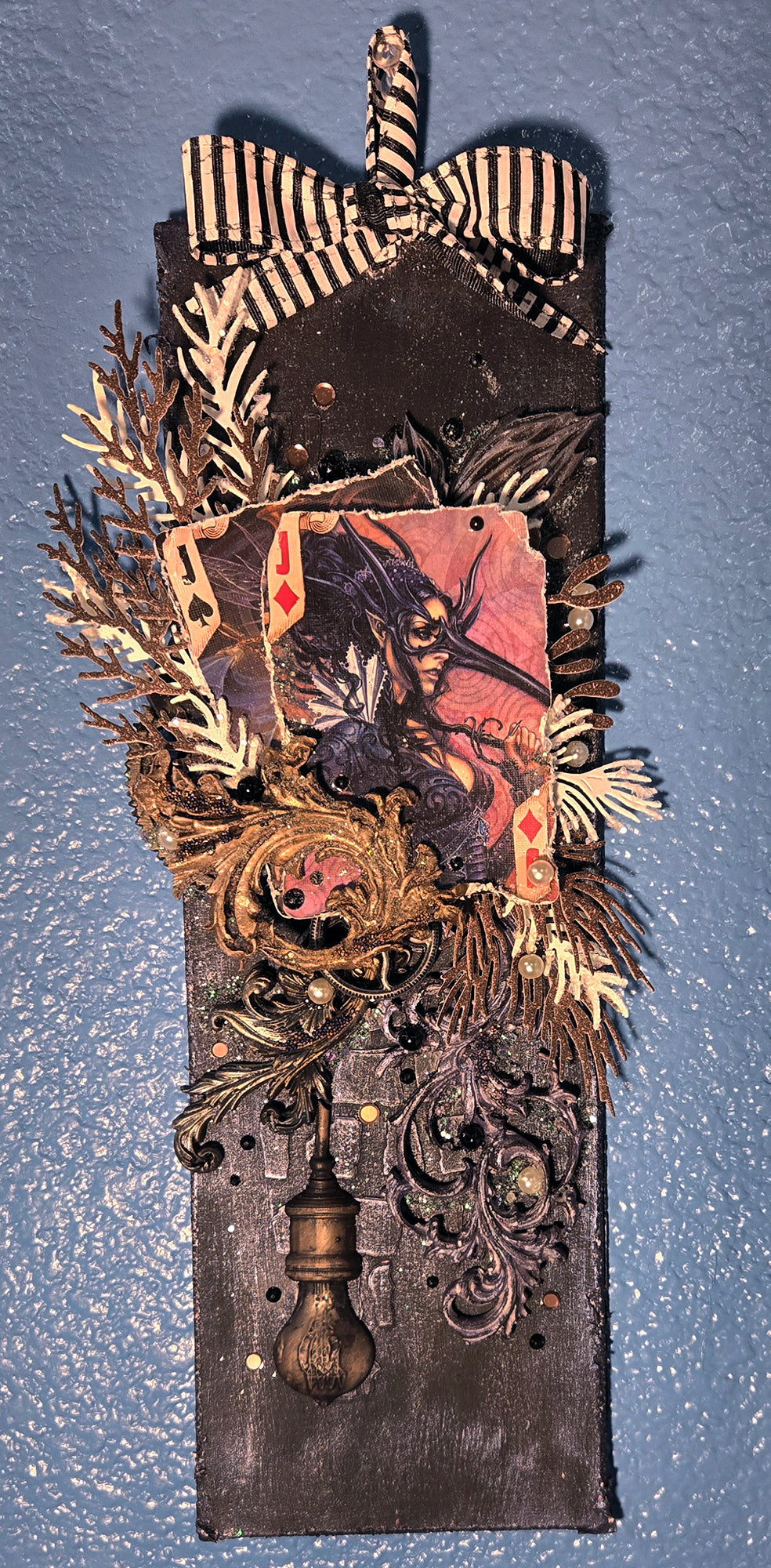 The Cimmerian Pair from the Sugar-Coated Holiday Suite Mini Mixed Media Art Piece