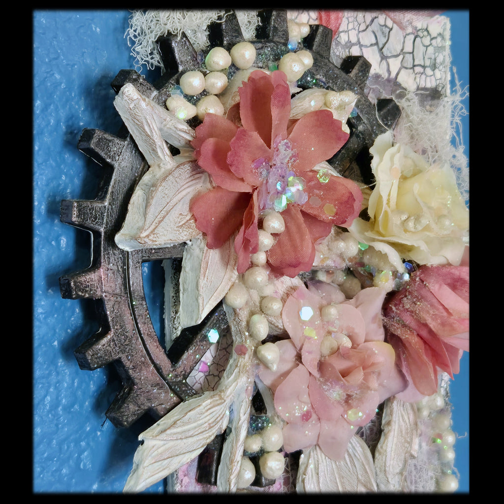 Hanging Baubles from the Sugar-Coated Holiday Suite Mini Mixed Media Art Piece (Copy)