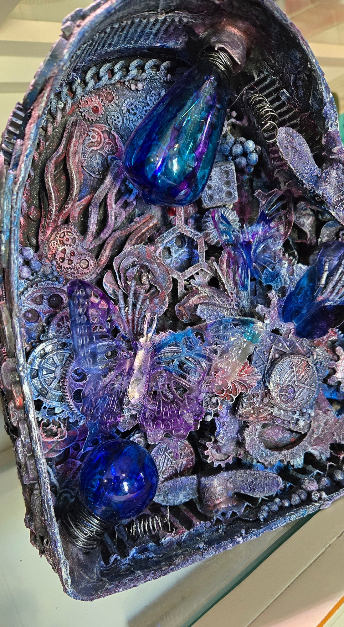 From the Depths of My Heart 3D Mixed Media Art Display Structure