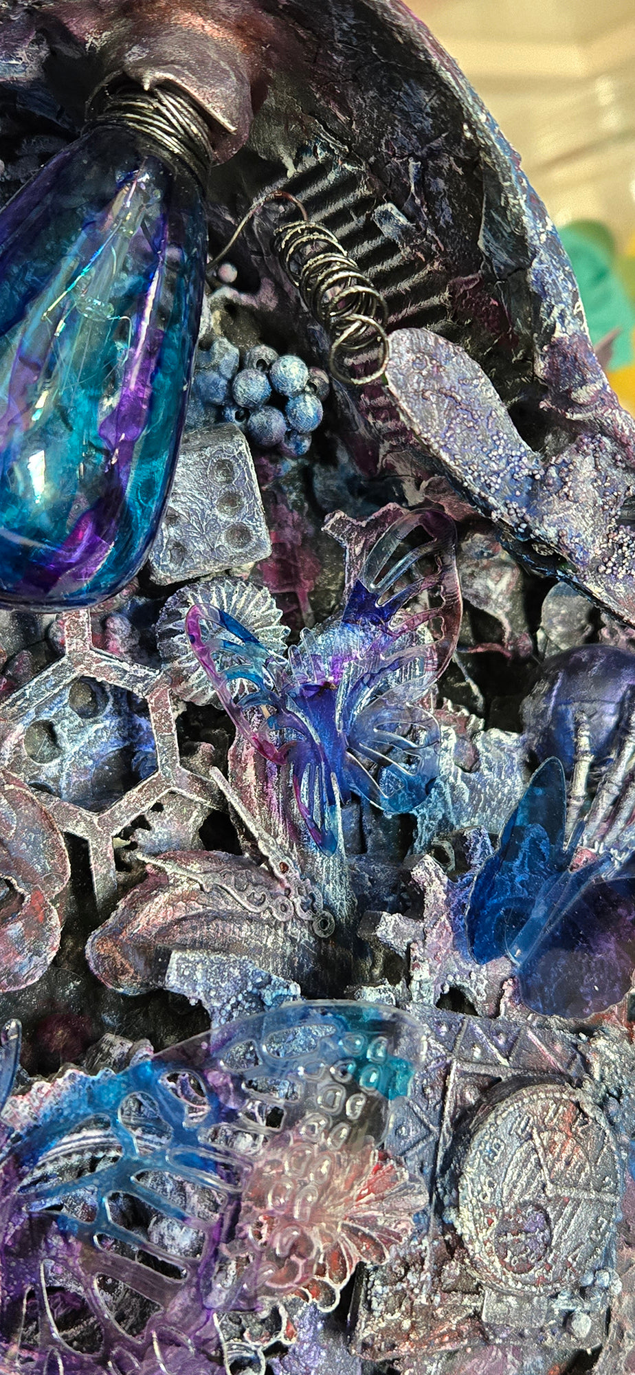 From the Depths of My Heart 3D Mixed Media Art Display Structure
