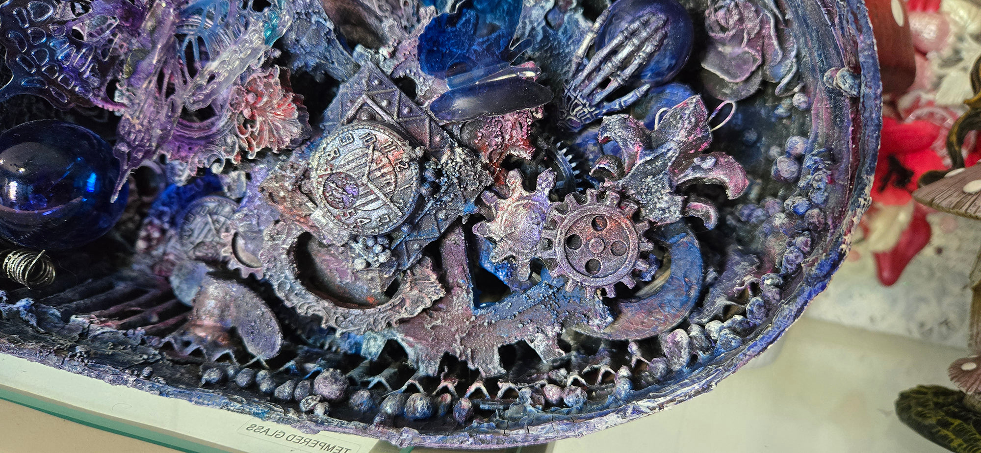 From the Depths of My Heart 3D Mixed Media Art Display Structure