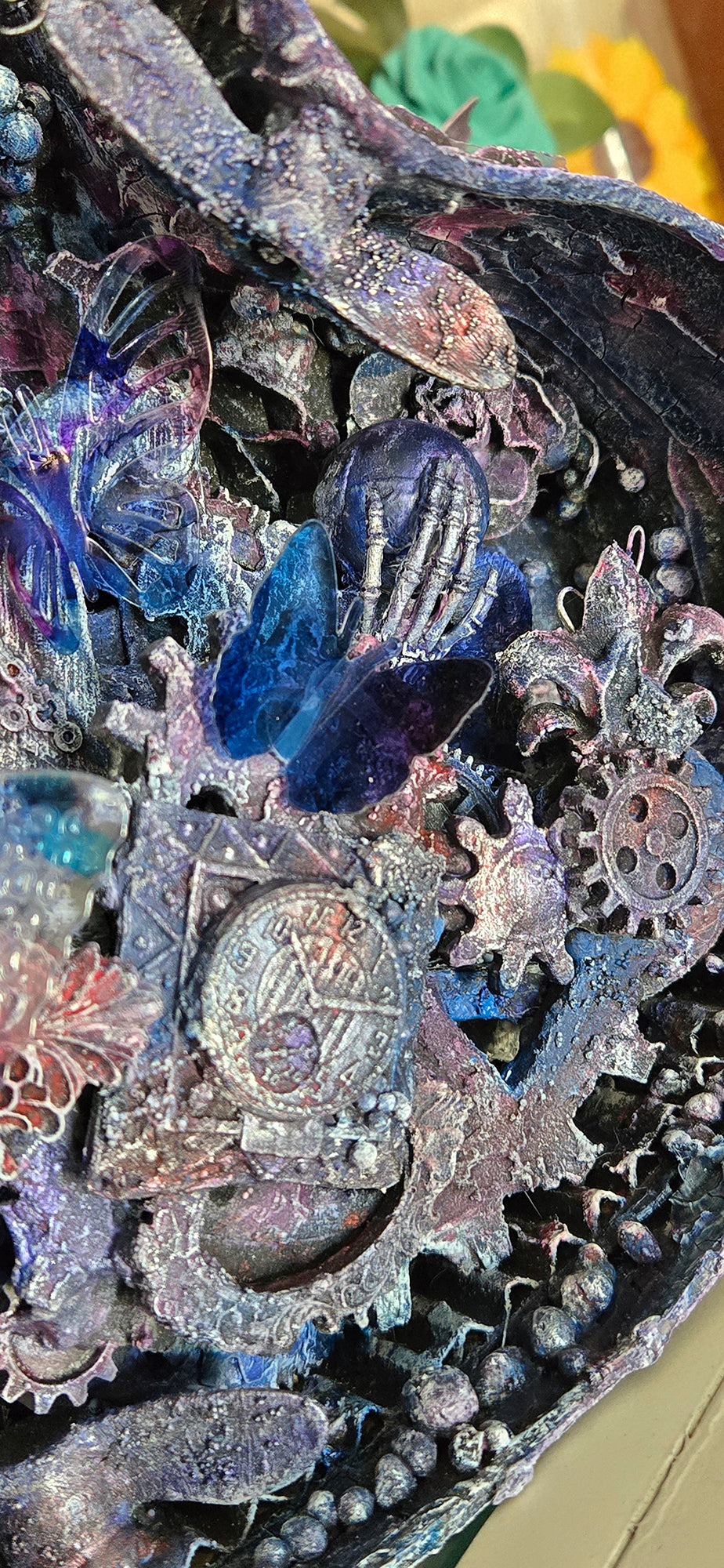 From the Depths of My Heart 3D Mixed Media Art Display Structure