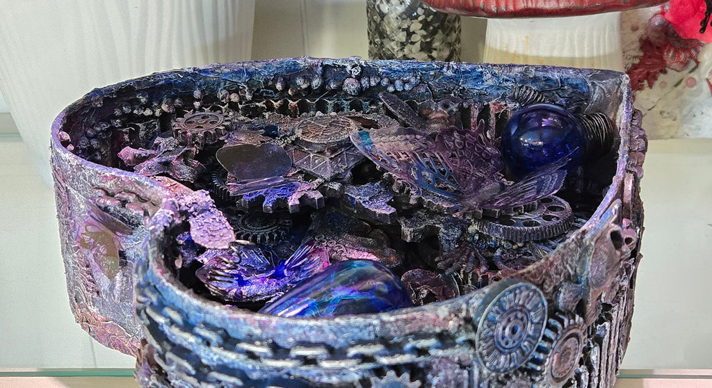 From the Depths of My Heart 3D Mixed Media Art Display Structure