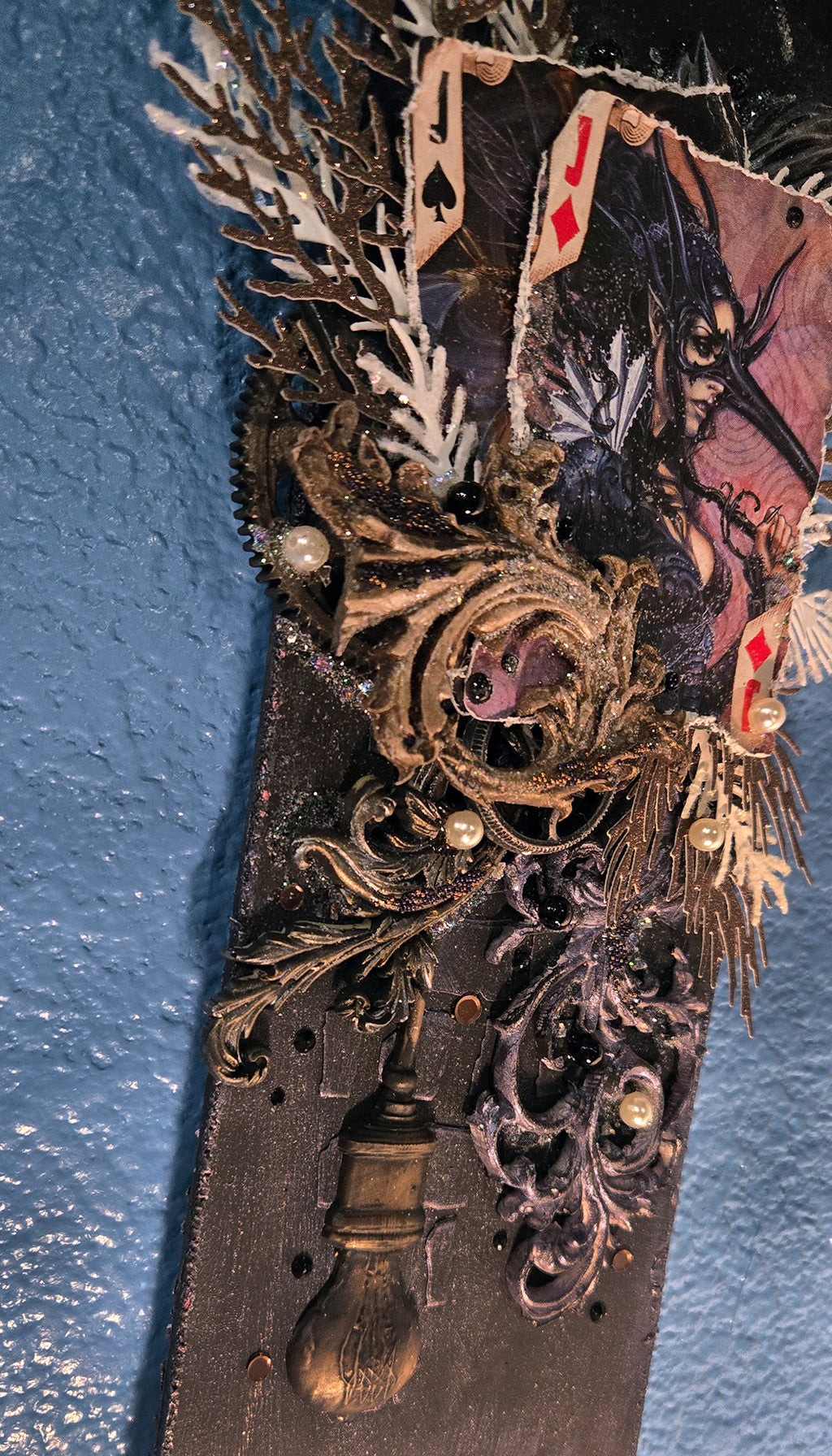 The Cimmerian Pair from the Sugar-Coated Holiday Suite Mini Mixed Media Art Piece