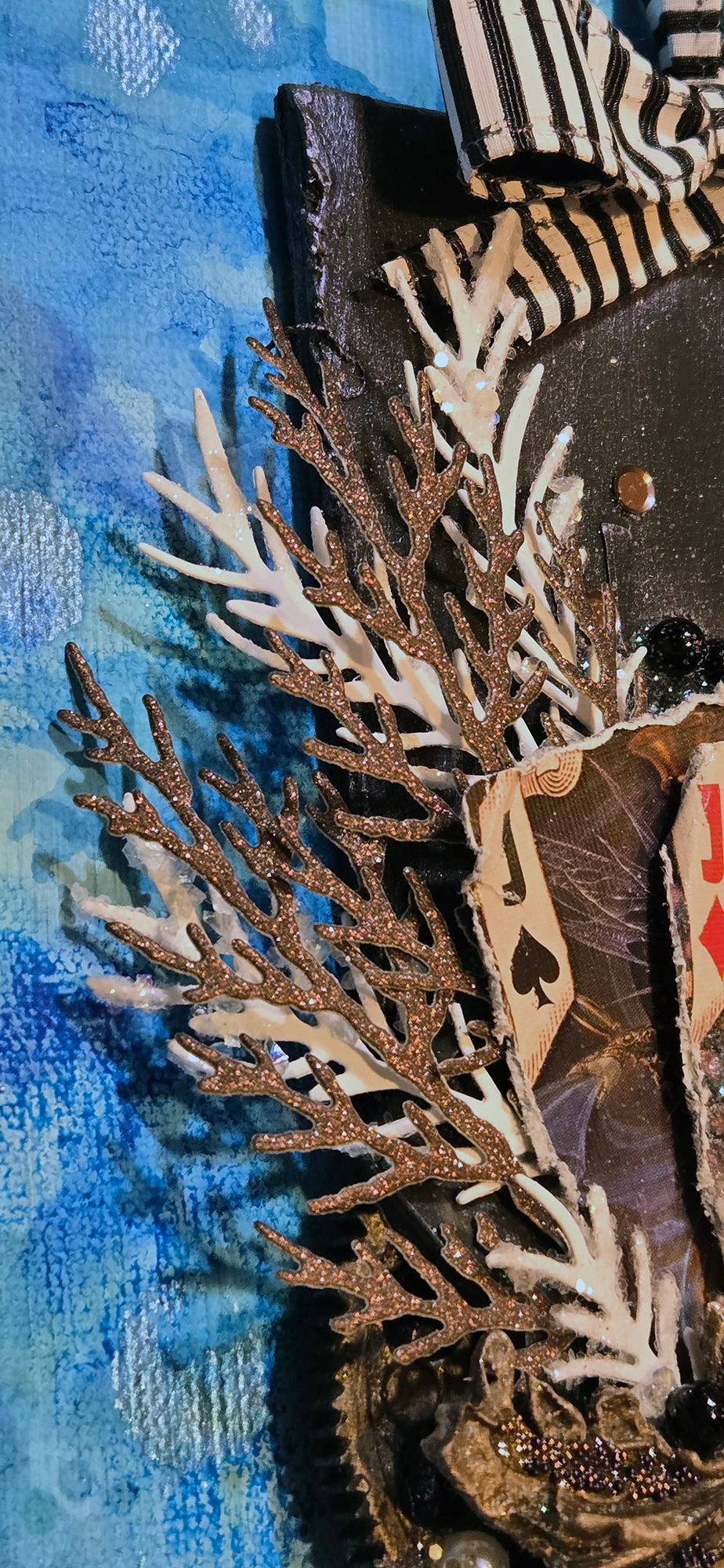 The Cimmerian Pair from the Sugar-Coated Holiday Suite Mini Mixed Media Art Piece