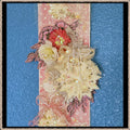 Glistening Snowflakes from the Sugar-Coated Holiday Suite Mini Mixed Media Art Piece