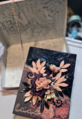 Shabby Chic "Love" Greeting Card, Mixed Media