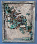 The Patina Paradise 16x24" Canvas Frame Steampunk Wall Art