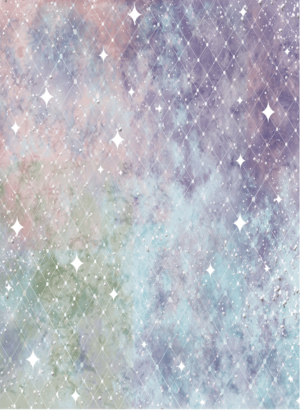 Peppermint Jingle Rice Paper Set of 10, Christmas Art Journaling and Mixed Media Paper