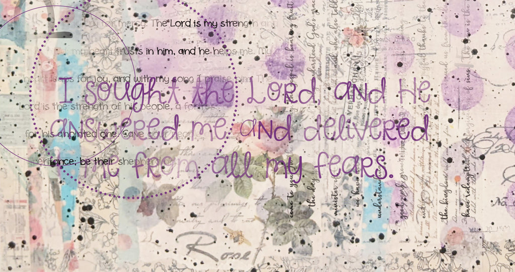 Pastel Dots with Scripture Rice Paper: Grunge Art Journaling, Scripture Background,, Card Making, Scrapbook Paper (13x9.5)