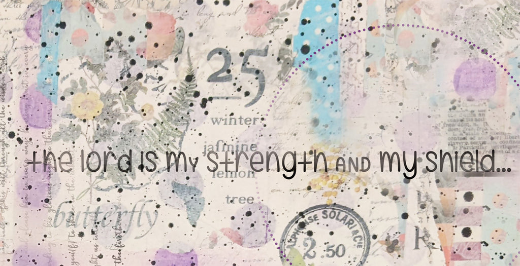 Pastel Dots with Scripture Rice Paper: Grunge Art Journaling, Scripture Background,, Card Making, Scrapbook Paper (13x9.5)