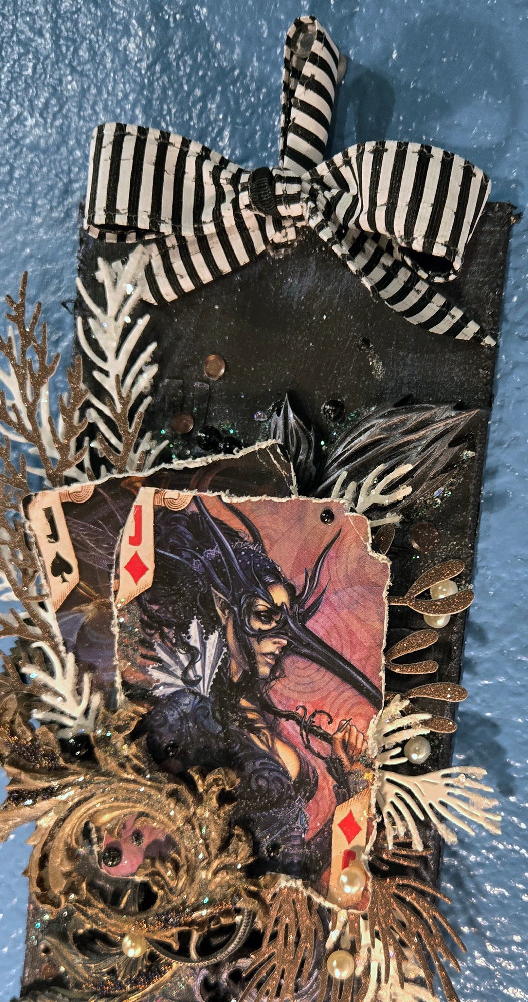 The Cimmerian Pair from the Sugar-Coated Holiday Suite Mini Mixed Media Art Piece