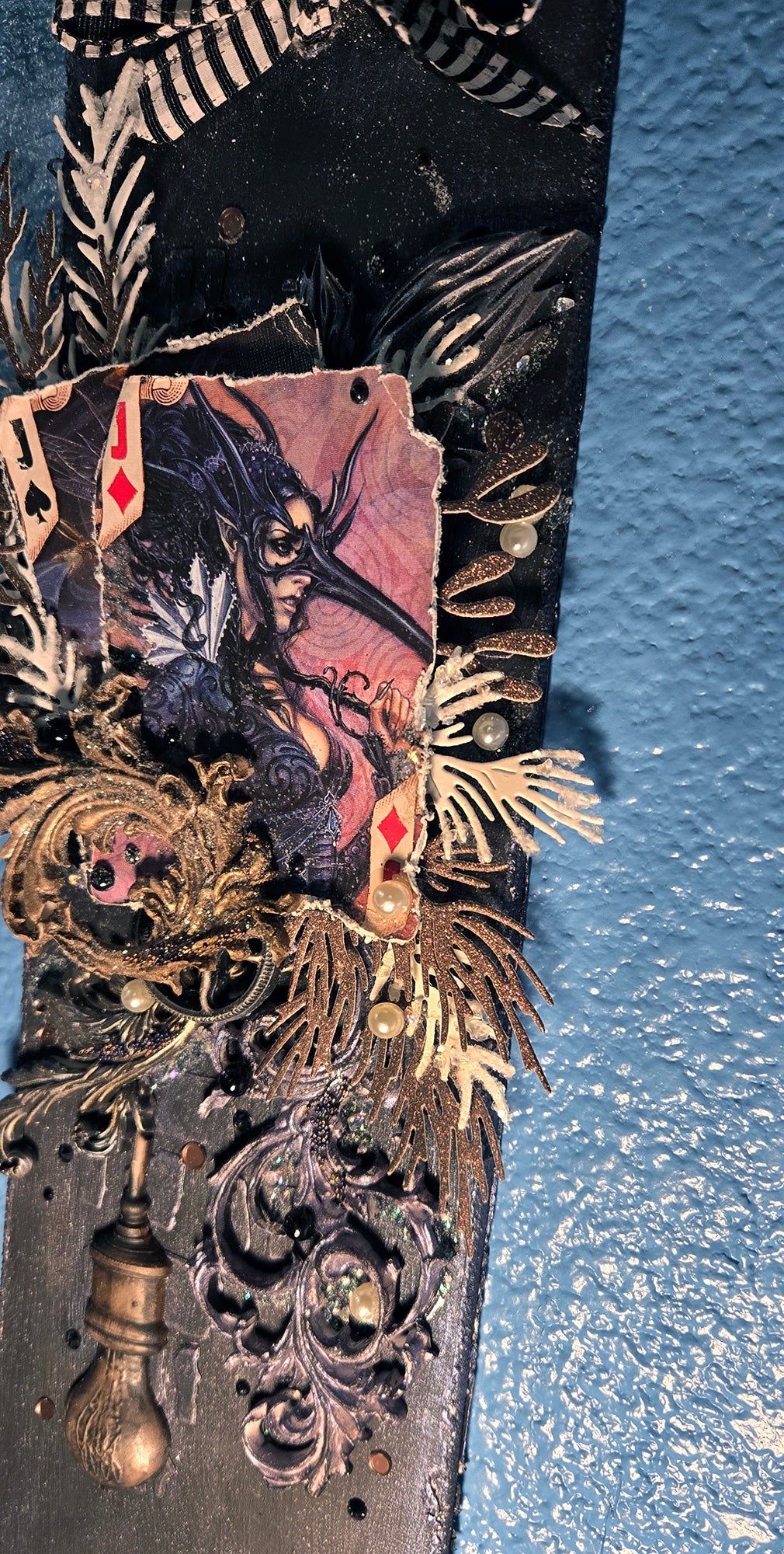 The Cimmerian Pair from the Sugar-Coated Holiday Suite Mini Mixed Media Art Piece