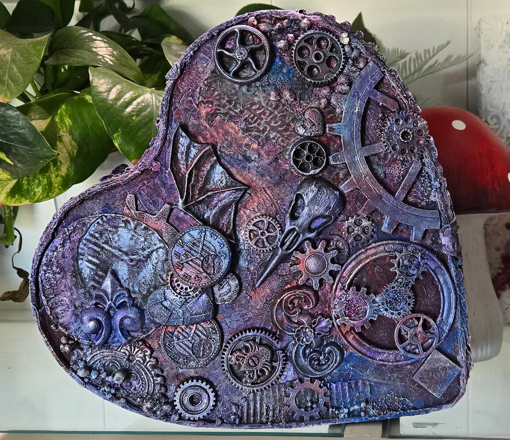 From the Depths of My Heart 3D Mixed Media Art Display Structure
