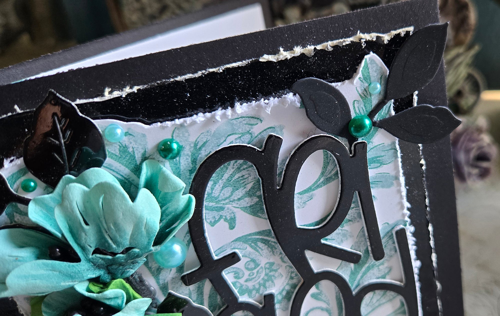 Simply Elegant "Friend" Greeting Card, Mixed Media