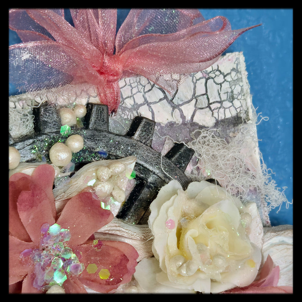 Hanging Baubles from the Sugar-Coated Holiday Suite Mini Mixed Media Art Piece (Copy)