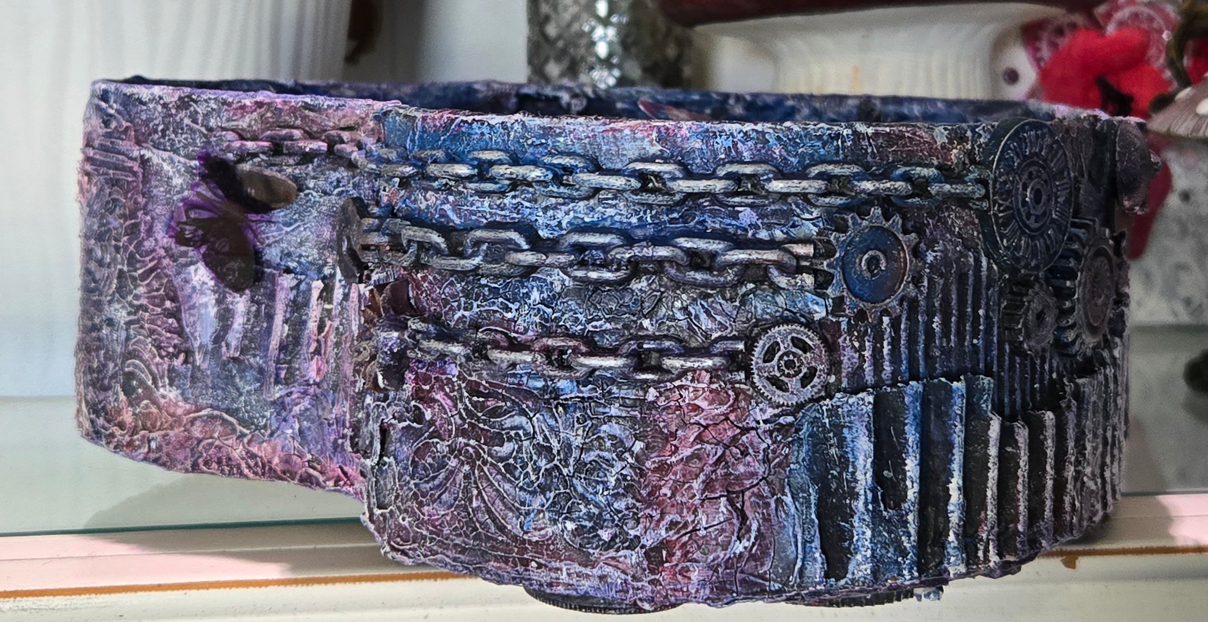 From the Depths of My Heart 3D Mixed Media Art Display Structure