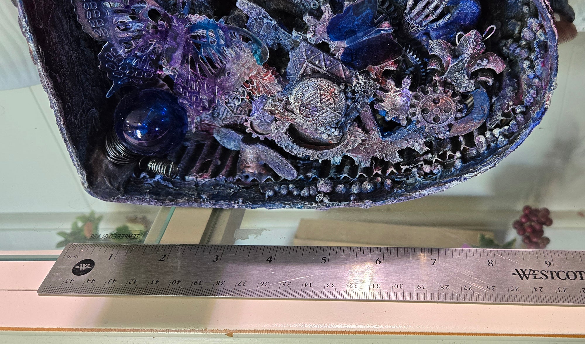 From the Depths of My Heart 3D Mixed Media Art Display Structure